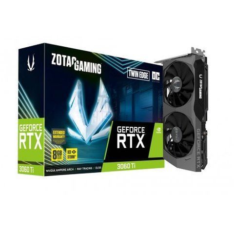 Відеокарта Zotac GAMING GeForce RTX 3060 Ti Twin Edge OC LHR Б/в ZT-A30610H-10MLHR фото