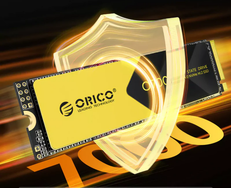 SSD M2 NVMe Orico O7000 (4Gen) 1tb Б/В Orico O7000-1TB-GD-EP фото