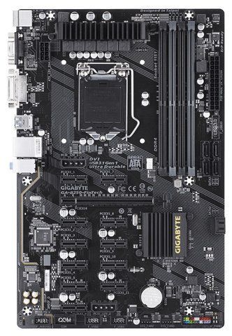 Материнська плата GIGABYTE GA-B250-FinTech (s1151, Intel B250, ATX) Б/в GA-B250-FinTech фото