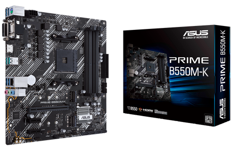 Материнська плата Asus Prime B550M-K Socket AM4 Prime B550M-K фото