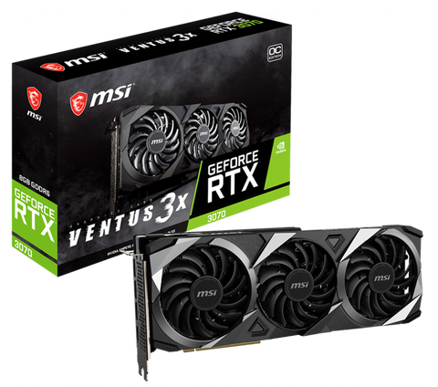 Відеокарта MSI GeForce RTX 3070 VENTUS 3X OC Б/в GeForce RTX 3070 VENTUS 3X OC фото