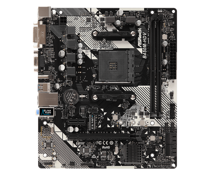 Материнська плата ASRock B450M-HDV R4.0 B450M-HDV R4.0 фото