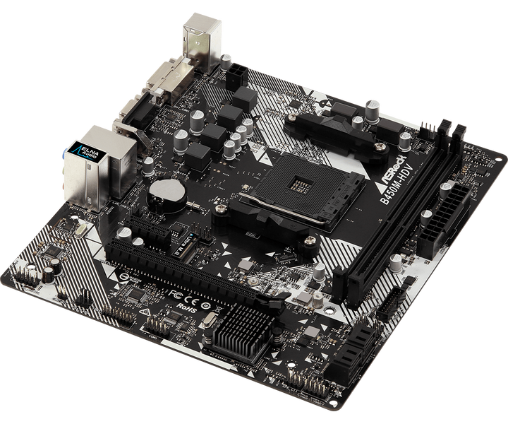 Материнська плата ASRock B450M-HDV R4.0 B450M-HDV R4.0 фото