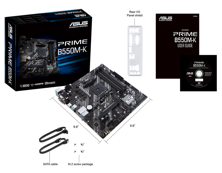 Материнська плата Asus Prime B550M-K Socket AM4 Prime B550M-K фото