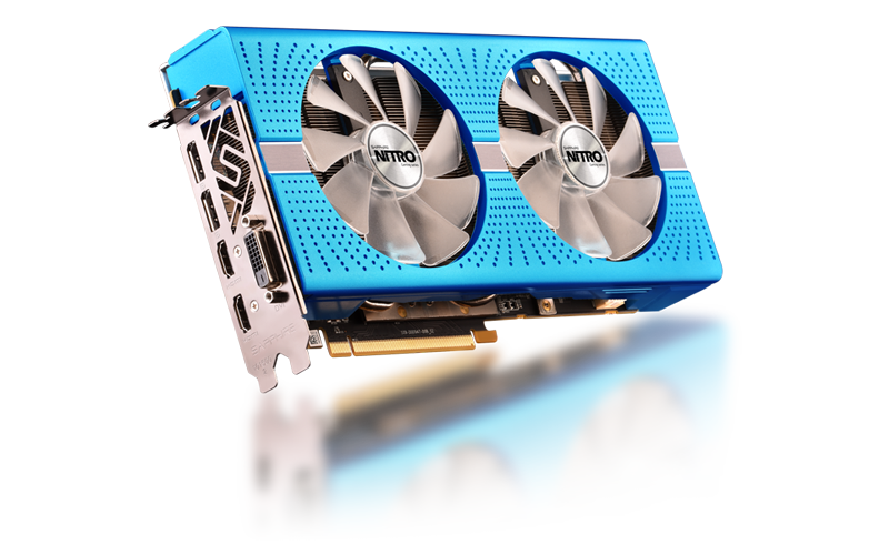 Відеокарта Sapphire AMD Radeon RX 580 8Gb Special Edition METAL BLUE NITRO+ Б/В 11265-21 фото