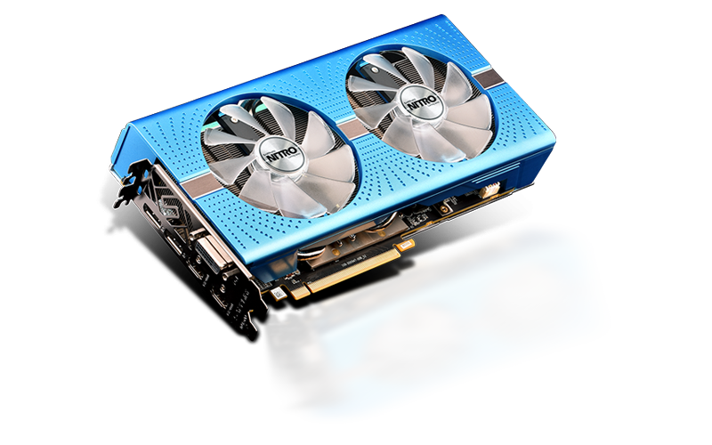 Відеокарта Sapphire AMD Radeon RX 580 8Gb Special Edition METAL BLUE NITRO+ Б/В 11265-21 фото