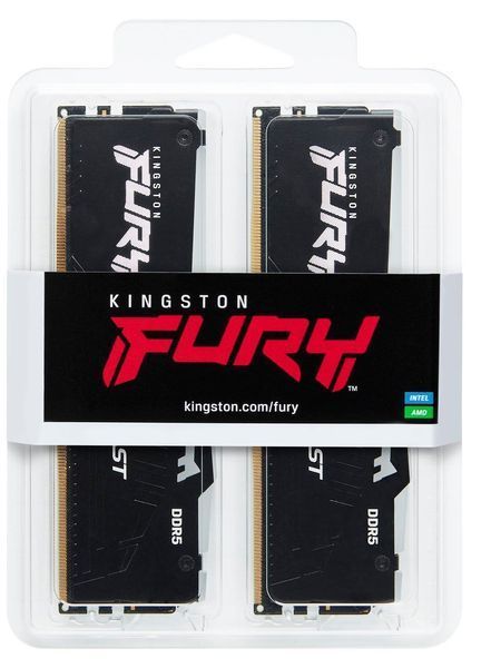 Оперативна память Kingston FURY Beast RGB 5200Mhz DDR5 2x8GB Б/в KF552C40BBAK2-16 фото