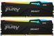 Оперативна память Kingston FURY Beast RGB 5200Mhz DDR5 2x8GB Б/в KF552C40BBAK2-16 фото 1
