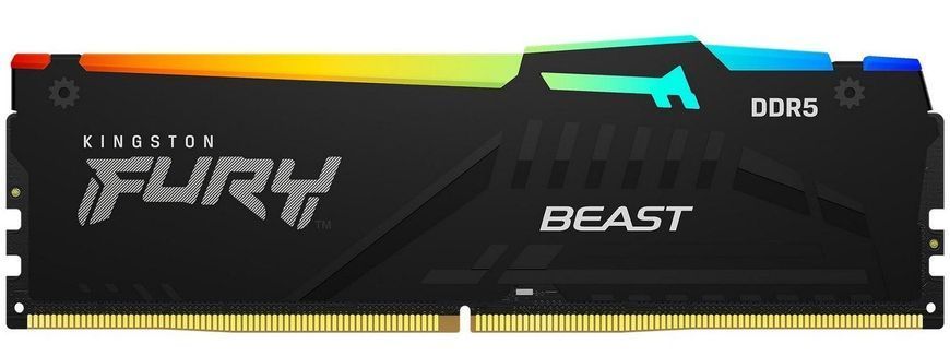 Оперативна память Kingston FURY Beast RGB 5200Mhz DDR5 2x8GB Б/в KF552C40BBAK2-16 фото