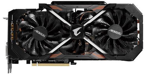 Відеокарта GIGABYTE GeForce GTX 1080 Ti AORUS 11G Б/в GV-N108TAORUS-11GD фото