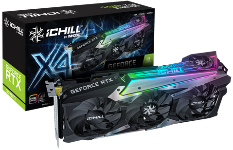 Відеокарта INNO3D GEFORCE RTX 3070 TI ICHILL X4 Б/в C307T4-086XX-1820VA35 фото