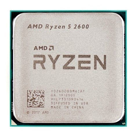 Процесор AMD Ryzen 5 2600 BOX Б/в YD2600BBAFBOX фото
