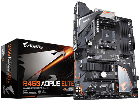 Материнська плата Gigabyte B450 AORUS ELITE Б/в sAM4, AMD B450 Aorus фото