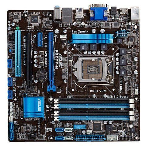 Материнська плата s1155 Intel Z77 Asus P8Z77-M mATX Б/в P8Z77-M фото