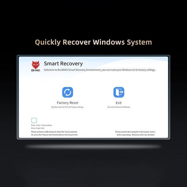 Міні пк BMAX B5A Pro Ryzen 7 5825U 16gb Ram. 512 Ssd Б/в BMAX B5A Pro фото