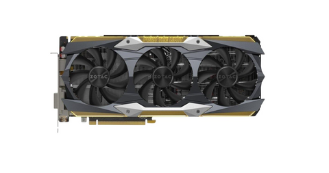 Відеокарта Zotac GeForce GTX 1080 Ti AMP Extreme Core Edition Б/в ZT-P10810F-10P фото