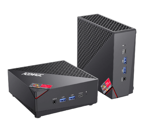 Міні ПК ACEMAGICIAN AM06 Pro AMD Ryzen 7 5800U 16GB DDR4 512GB NVME SSD | 4K Triple Display | Type-C | Dual Ethernet | WiFi 6 | BT 5.2 Б/в AM06PRO фото