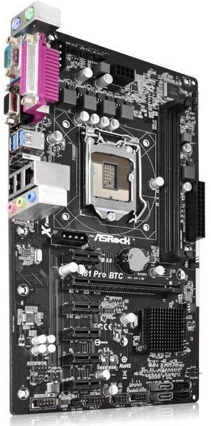 Материнська плата ASRock H81 Pro BTC Б/В H81 Pro BTC фото