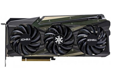 Відеокарта INNO3D GEFORCE RTX 3080 ICHILL X4 LHR Б/в C30804-106XX-1810VA36H фото
