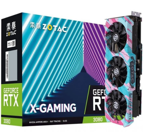 Відеокарта Zotac RTX 3080 10Gb X-GAMING OC Б/в 9288-3N612-120ZC фото