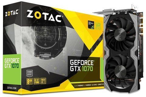 Відеокарта Zotac GeForce GTX 1070 Mini Б/В ZT-P10700G-10M фото
