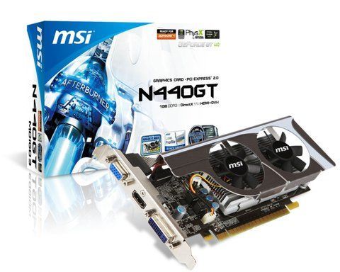 Відеокарта MSI PCI-Ex GeForce GT440 1024MB DDR3 Б/в N440GT-MD1GD3/LP фото