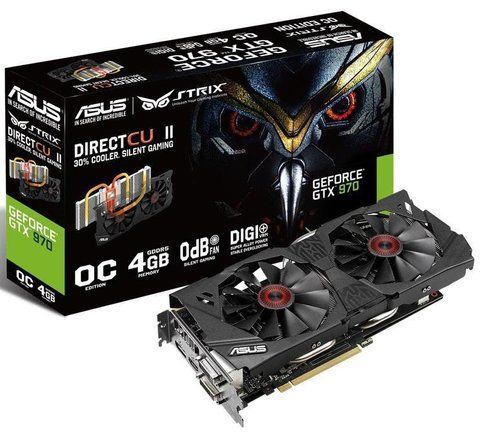 Відеокарта ASUS STRIX-GTX970-DC2OC-4GD5 Б/в STRIX-GTX970-DC2OC-4GD5 фото