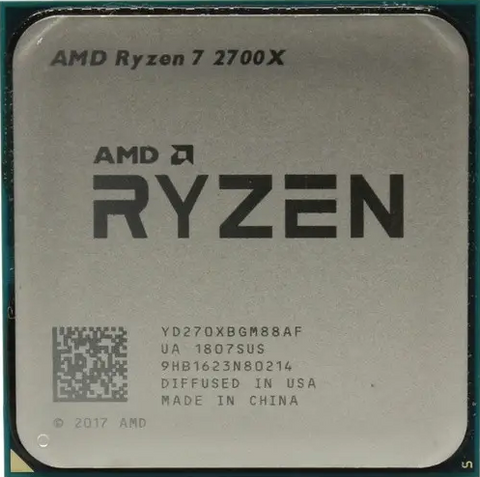 Процесор AMD Ryzen 7 2700X 3.7(4.3)GHz 16MB sAM4 Tray Б/в YD270XBGM88AF фото