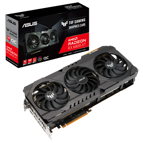 Відеокарта ASUS TUF-RX6800XT-O16G-GAMING Б/в TUF-RX6800XT-O16G-GAMING фото