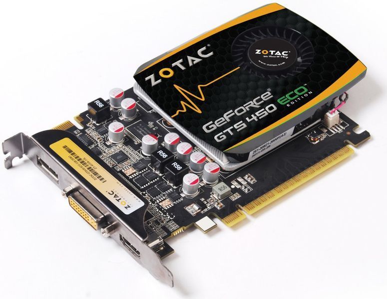 Відеокарта Zotac PCI-Ex GeForce GTS 450 ECO Edition 2048MB GDDR3 Б/в ZT-40509-10L фото