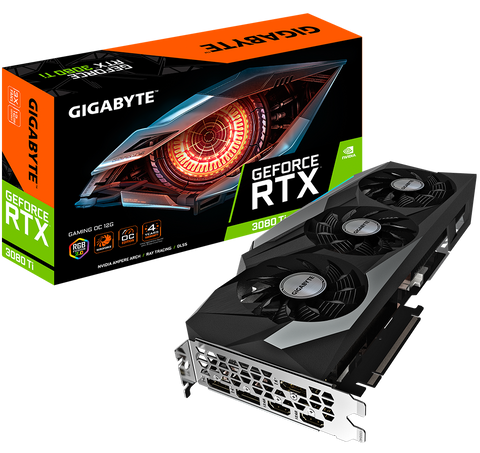 Відеокарта GIGABYTE GeForce RTX 3080 Ti Gaming OC Б/В GV-N308TGAMING OC-12GD фото