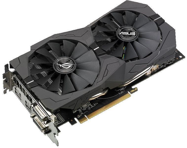 Відеокарта ASUS AMD RADEON RX 570 4GB STRIX Б/в ROG-STRIX-RX570-O4G-GAMING фото
