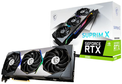 Відеокарта MSI GeForce RTX 3080 SUPRIM X 10G Б/в GeForce RTX 3080 SUPRIM X 10G фото