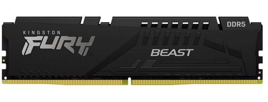 Модулі пам'яті Kingston FURY 16 GB DDR5 4800 MHz Beast Black Б/в KF548C38BB-16 фото