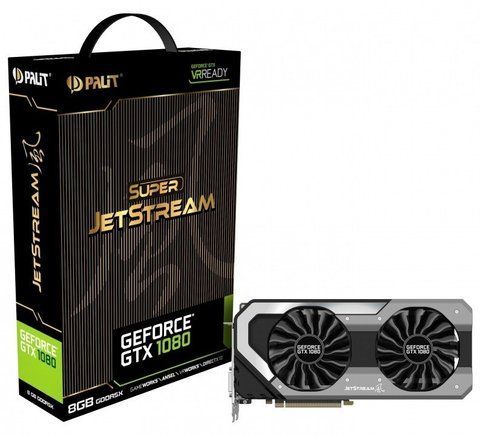 Відеокарта Palit GeForce GTX 1080 Super JetStream 8GB Б/в NEB1080S15P2-1040J фото