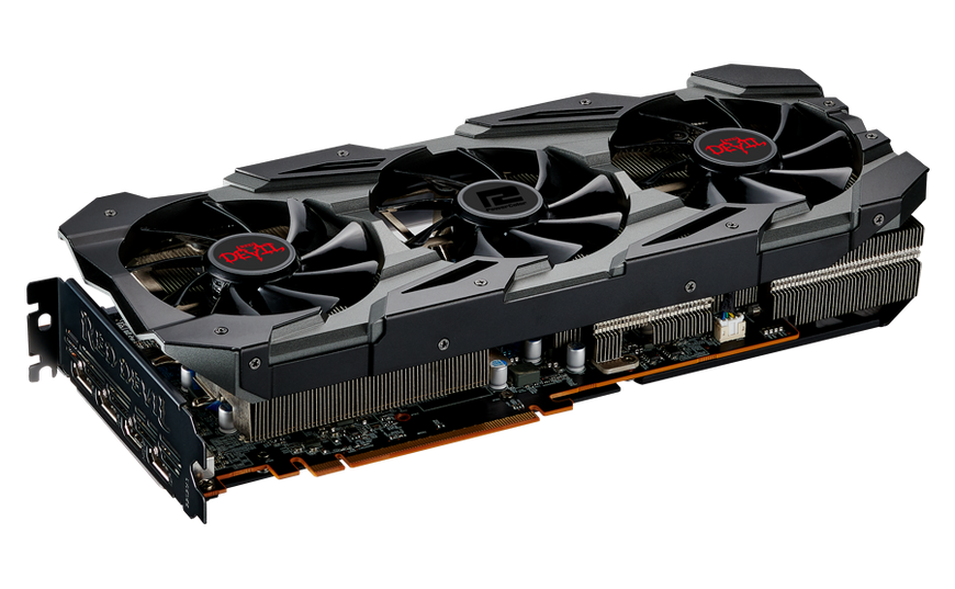 Відеокарта POWERCOLOR AMD RADEON RX 5700 XT 8GB RED DEVIL Б/в AXRX 5700XT 8GBD6-3DHE/OC фото