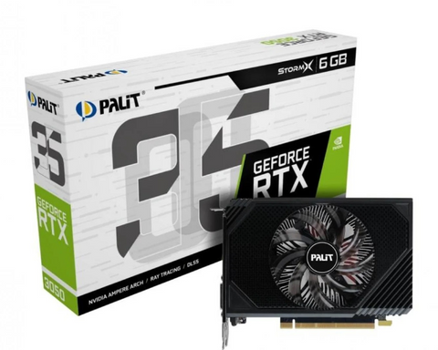 Відеокарта GF RTX 3050 6GB GDDR6 StormX Palit NE63050018JE-1072F фото