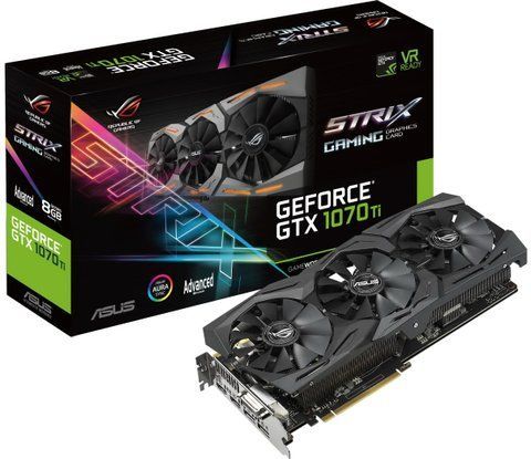 Відеокарта ASUS ROG-STRIX-GTX1070TI-A8G-GAMING Б/в ROG-STRIX-GTX1070TI-A8G-GAMING фото