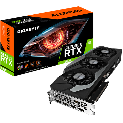 Відеокарта GIGABYTE GeForce RTX 3080 GAMING OC 12G Б/в GV-N3080GAMING OC-12GD фото