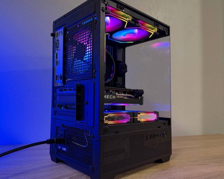 Ігровий пк: Rx 6600 8gb, R5 2600 6/12 ,DDR4 16gb 2666,SSD 256gb, 500w, A520 2b8-9c1 фото
