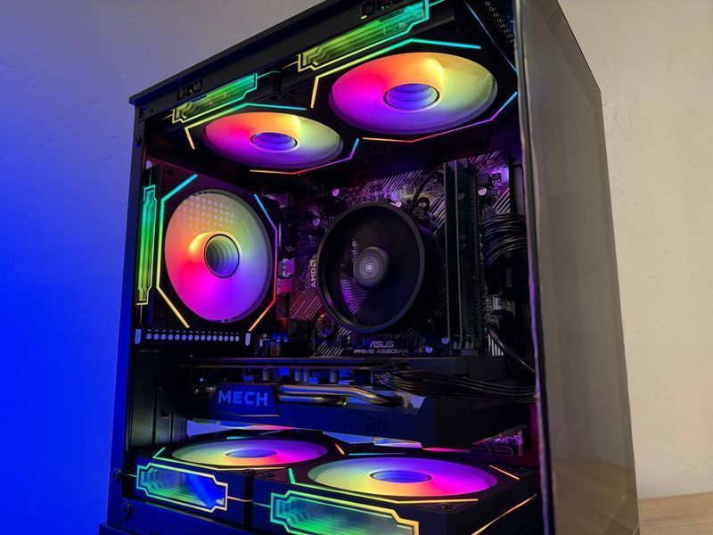 Ігровий пк: Rx 6600 8gb, R5 2600 6/12 ,DDR4 16gb 2666,SSD 256gb, 500w, A520 2b8-9c1 фото