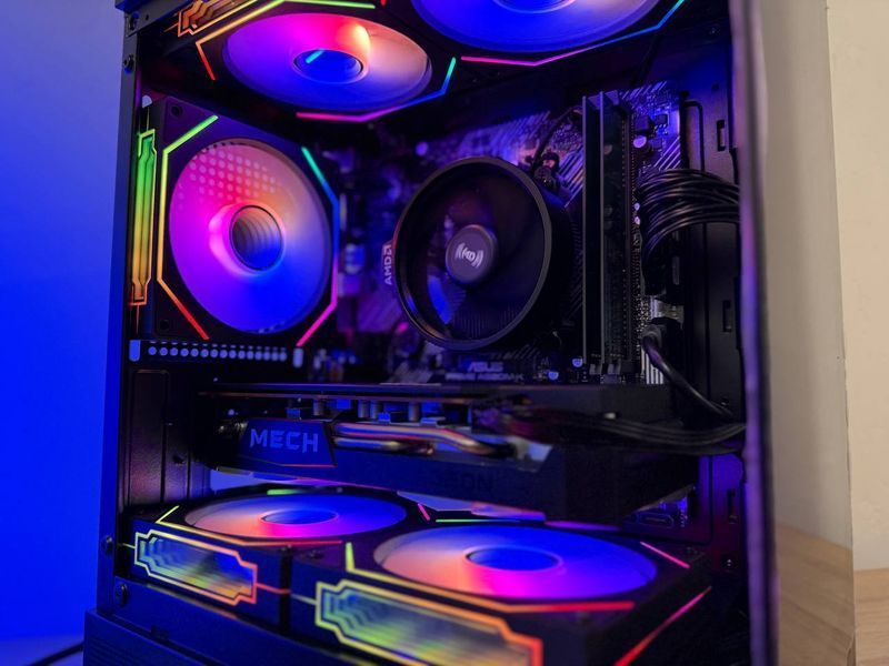 Ігровий пк: Rx 6600 8gb, R5 2600 6/12 ,DDR4 16gb 2666,SSD 256gb, 500w, A520 2b8-9c1 фото