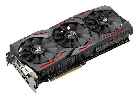 Відеокарта Asus GeForce GTX 1080 ROG Strix 8GB GDDR5X Б/в STRIX-GTX1080-8G-GAMING фото