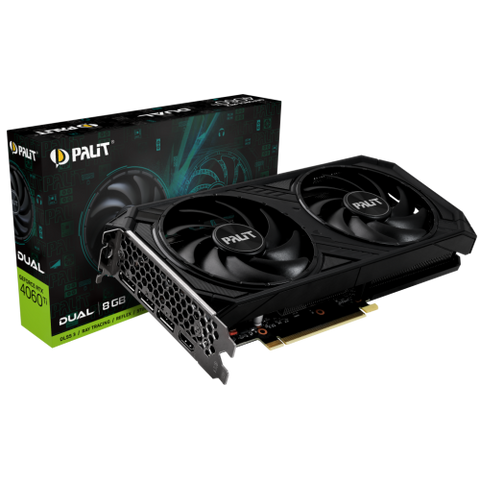 Відеокарта GF RTX 4060 Ti 8GB GDDR6 Dual Palit NE6406T019P1-1060D фото