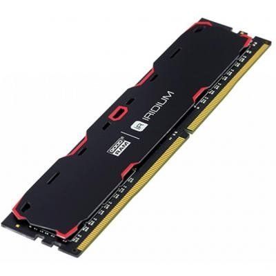 Оперативна пам'ять GoodRam 8 GB DDR4 2400 MHz Iridium Black Б/в IR-2400D464L17S/8G фото