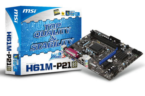 Материнська плата MSI H61M-P21 (B3) Б/в H61M-P21 (B3) фото