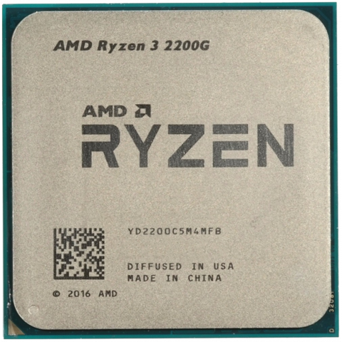 Процесор AMD Ryzen 3 2200G Б/в YD2200C5M4MFB фото