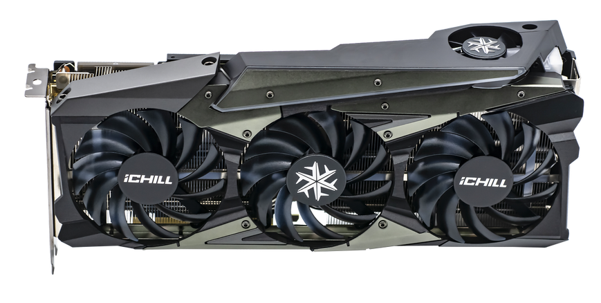 Відеокарта INNO3D GEFORCE RTX 3070 ICHILL X4 LHR Б/в C30704-08D6X-1710VA35H фото