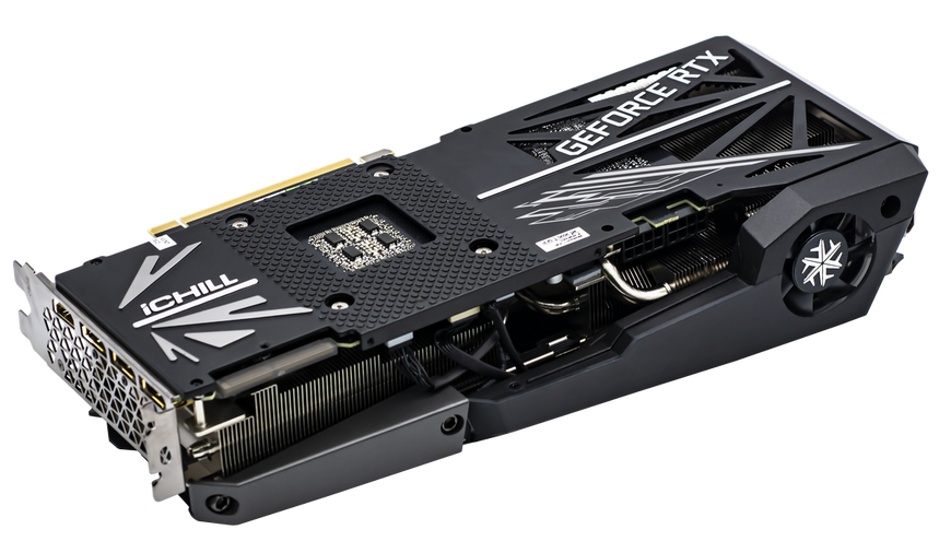 Відеокарта INNO3D GEFORCE RTX 3070 ICHILL X4 LHR Б/в C30704-08D6X-1710VA35H фото