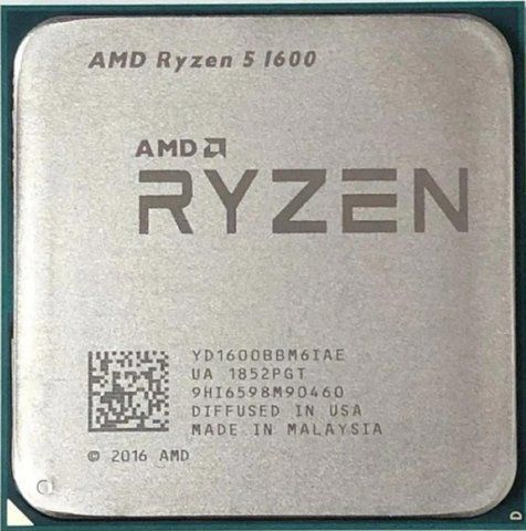 Процессор AMD Ryzen 5 1600 Б/в YD1600BBM6IAE фото